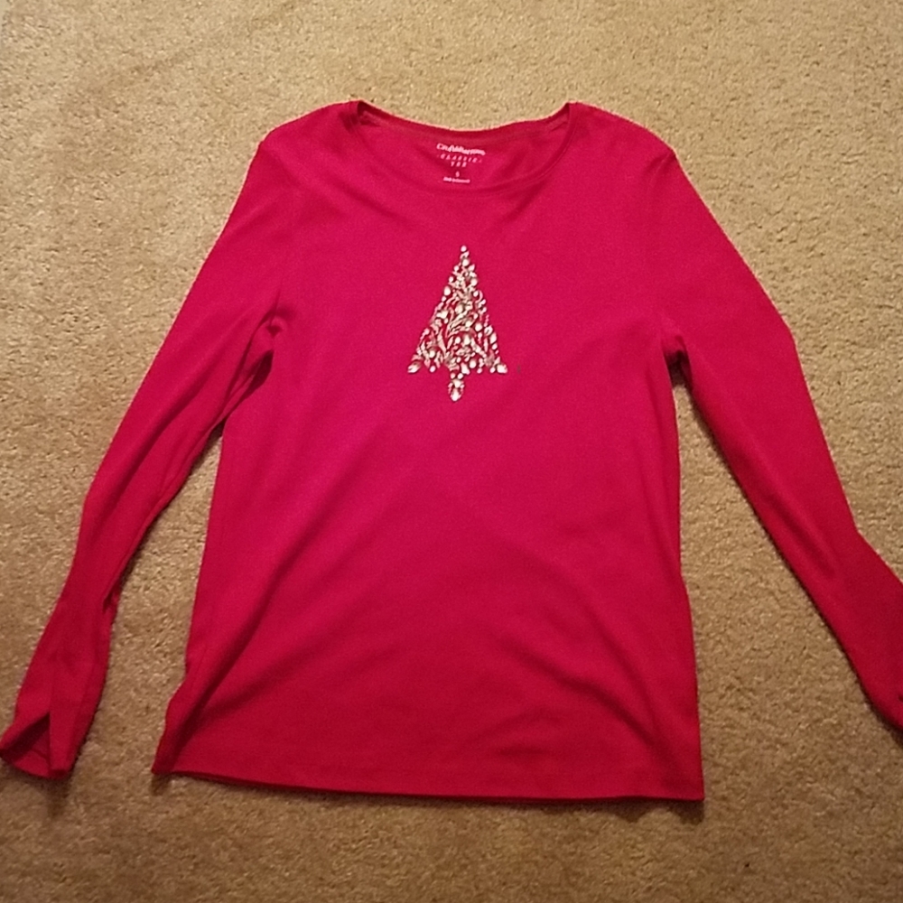 Red Christmas Long Sleeve Shirt